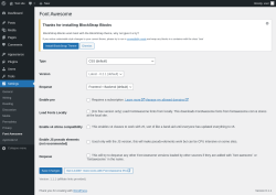 Page screenshot: Settings → Font Awesome