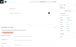 Page screenshot: Add Post ‹ Test site — WordPress