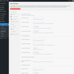 Page screenshot: Blog Designer Pack → Style Manager