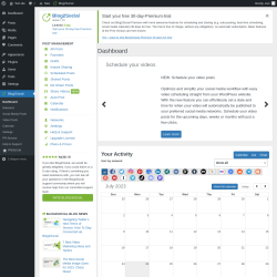 Page screenshot: Blog2Social