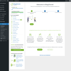 Page screenshot: Blog2Social