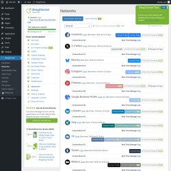 Page screenshot: Blog2Social &rarr; Networks
