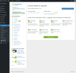 Page screenshot: Blog2Social →  PREMIUM