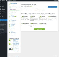 Page screenshot: Blog2Social &rarr;  PREMIUM