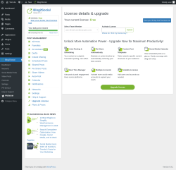 Page screenshot: Blog2Social &rarr;  PREMIUM