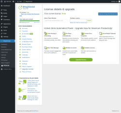 Page screenshot: Blog2Social &rarr;  PREMIUM