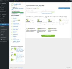 Page screenshot: Blog2Social &rarr;  PREMIUM