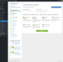 Page screenshot: Blog2Social &rarr;  PREMIUM