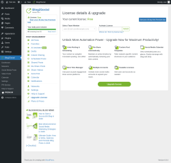 Page screenshot: Blog2Social &rarr;  PREMIUM