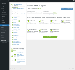 Page screenshot: Blog2Social &rarr;  PREMIUM