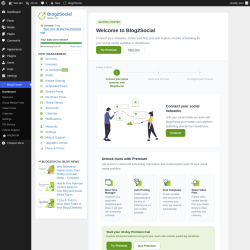 Page screenshot: Blog2Social
