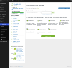 Page screenshot: Blog2Social &rarr;  PREMIUM