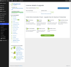 Page screenshot: Blog2Social &rarr;  PREMIUM