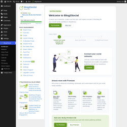 Page screenshot: Blog2Social