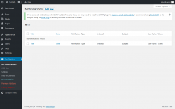 Page screenshot: Notifications