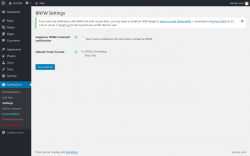 Page screenshot: Notifications → Settings