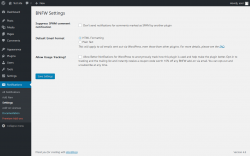 Page screenshot: Notifications → Settings