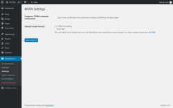 Page screenshot: Notifications → Settings
