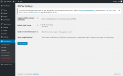 Page screenshot: Notifications → Settings