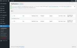 Page screenshot: Notifications