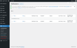 Page screenshot: Notifications