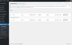 Page screenshot: Notifications