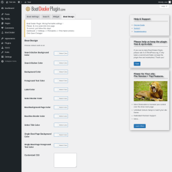 Page screenshot: Boat Dealer → Settings → Boat Design