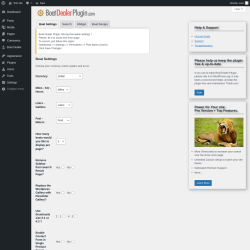 Page screenshot: Boat Dealer → Settings