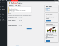 Page screenshot: Boat Dealer → Settings → Search