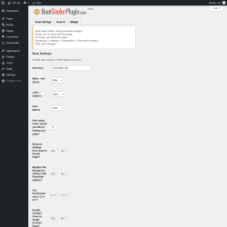 Page screenshot: Boat Dealer → Settings