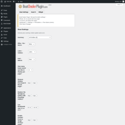 Page screenshot: Boat Dealer → Settings