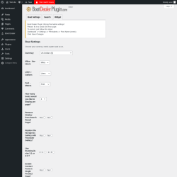 Page screenshot: Boat Dealer → Settings