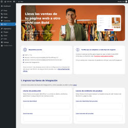 Page screenshot: Bold