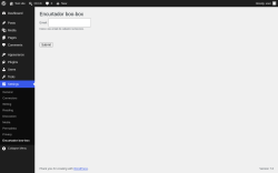 Page screenshot: Settings &rarr; Encurtador boo-box