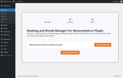 Page screenshot: ‹ Test site — WordPress