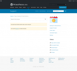 Page screenshot: Bookings → Support Forum