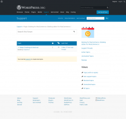 Page screenshot: Bookings → Support Forum