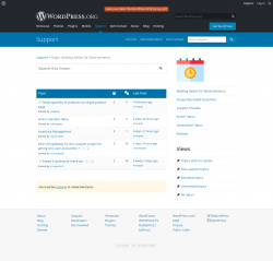 Page screenshot: Bookings → Support Forum