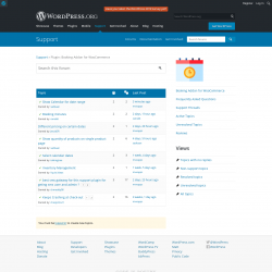 Page screenshot: Bookings → Support Forum