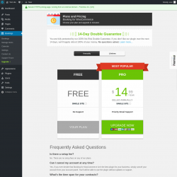 Page screenshot: Bookings → Upgrade  ➤