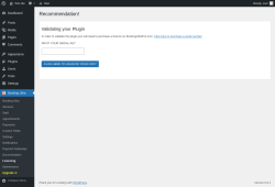 Page screenshot: Booking Ultra → Licensing