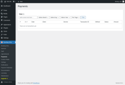 Page screenshot: Booking Ultra → Payments