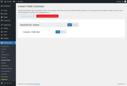 Page screenshot: Booking Ultra → Custom Fields