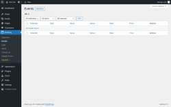 Page screenshot: Booking → Events