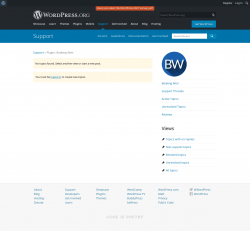 Page screenshot: Booking → Support Forum