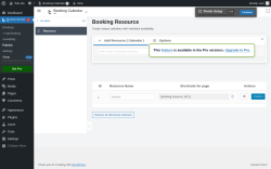 Page screenshot: 	WP    Booking Calendar → Publish