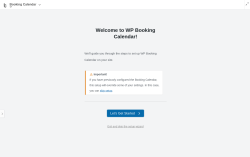Page screenshot: 	WP    Booking Calendar &rarr; 
			Setup
			
			
				
			
		
