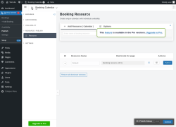 Page screenshot: 	WP    Booking Calendar &rarr; Publish