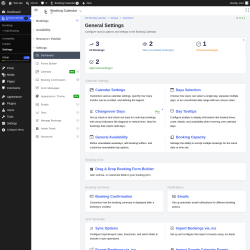 Page screenshot: 	WP    Booking Calendar &rarr; Settings