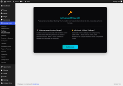 Page screenshot: Booking F&aacute;cil &rarr; Tarifas y Disponibilidad